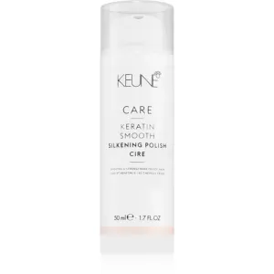 Keune Care Keratin Smooth Silk Polish crème lissante pour cheveux indisciplinés 50 ml