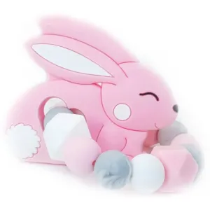 KidPro Pacifier Holder attache tétine Pink Rabbit 1 pcs