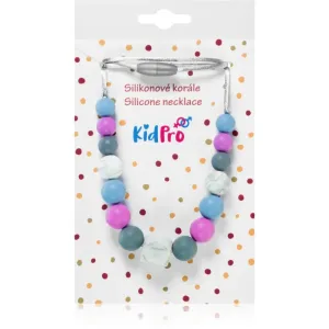 KidPro Silicone Necklace perles de dentition Grey Mix 1 pcs