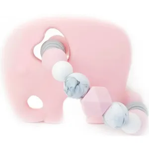 KidPro Teether Elephant Pink jouet de dentition 1 pcs