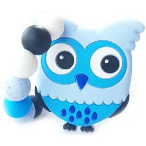 KidPro Teether Owl Blue jouet de dentition 1 pcs