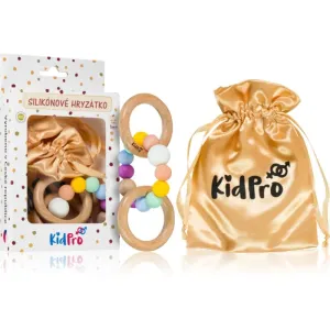 KidPro Teether & Rattle Fruit Mix jouet de dentition avec hochet Rainbow 1 pcs