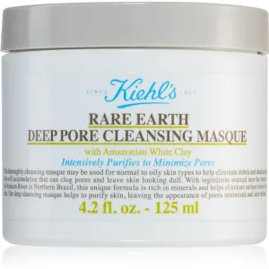 Kiehl's Rare Earth Deep Pore Cleansing Mask masque purifiant en profondeur pour resserrer les pores 125 ml