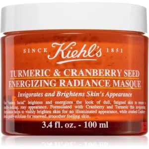 Kiehl's Turmeric and Cranberry Seed Energizing Radiance Mask masque illuminateur visage pour tous types de peau, y compris peau sensible 100 ml