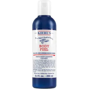 Kiehl's Men Body Fuel Wash shampoing et gel douche pour tous types de peau, y compris peau sensible pour homme 250 ml