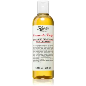 Kiehl's Creme de Corps Smoothing Oil-to-Foam Body Cleanser huile pour le corps pour tous types de peau 250 ml