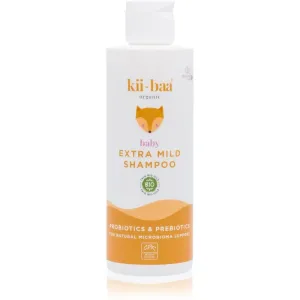 kii-baa® organic Baby Extra Mild Shampoo shampooing doux avec probiotiques et prébiotiques pour bébé 200 ml
