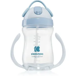 Kikkaboo Sippy Cup with a Straw tasse avec paille 12 m+ Blue 300 ml