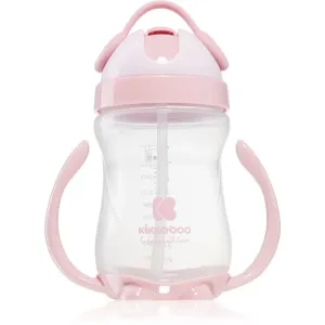 Kikkaboo Sippy Cup with a Straw tasse avec paille 12 m+ Pink 300 ml