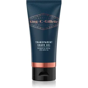 King C. Gillette Transparent Shave Gel White Tea gel de rasage 150 ml