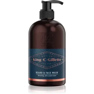 Gillette King C. Beard & Face Wash shampoing pour barbe 350 ml