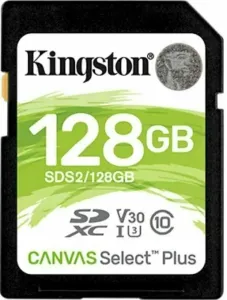 Kingston 128GB SDXC Canvas Plus UHS-I SDHC 128 GB Carte mémoire