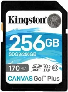Kingston 256GB SDXC Canvas Go! Plus CL10 U3 V30 SDXC 256 GB Carte mémoire