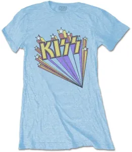 Kiss T-shirt Stars Femme Blue M