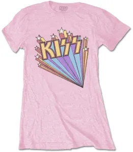 Kiss T-shirt Stars Femme Pink M