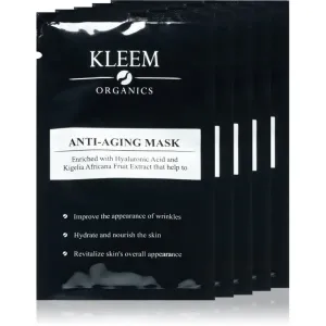 Kleem Organics Anti-Aging Mask masque anti-rides et raffermissant visage 5 pcs