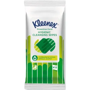Kleenex Antibacterial Wet Wipes lingettes sans alcool 12 pcs
