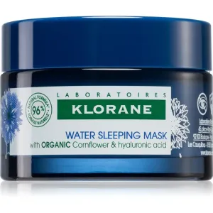 Klorane Bleuet Organic masque de nuit à l'acide hyaluronique 50 ml