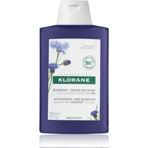 Klorane Bleuet Organic shampoing anti-jaunissement 200 ml