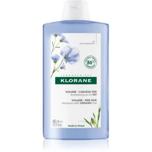 Klorane Lin Bio shampoing pour cheveux fins et plats 400 ml