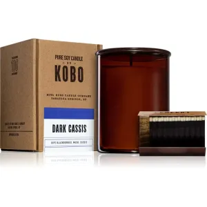 KOBO Woodblock Dark Cassis bougie parfumée 425 g