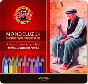 KOH-I-NOOR Ensemble de crayons aquarelle 24 pièces