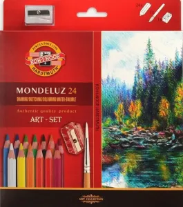 KOH-I-NOOR Ensemble de crayons aquarelle 24 pièces #40867