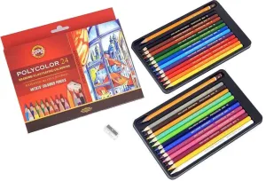 KOH-I-NOOR Ensemble de crayons de couleur 24 pièces #40880