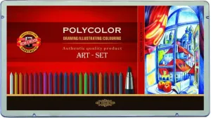 KOH-I-NOOR Ensemble de crayons de couleur 32 pièces