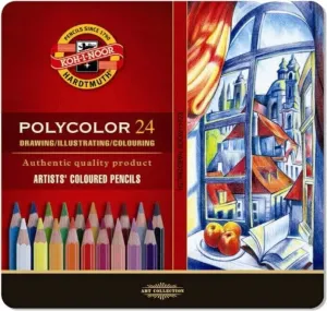 KOH-I-NOOR Ensemble de crayons de couleur Mélange 24 pièces