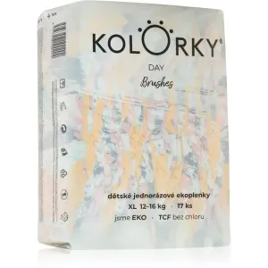 Kolorky Day Brushes couches ÉCO à usage unique taille XL 12-16 Kg 17 pcs