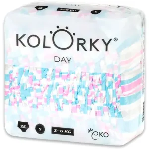Kolorky Day Stripes couches ÉCO à usage unique taille S 3-6 Kg 25 pcs