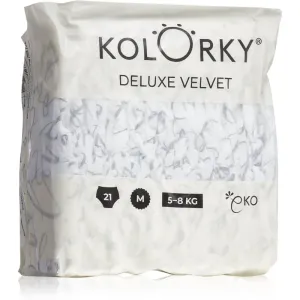 Kolorky Deluxe Velvet Love Live Laugh couches ÉCO à usage unique taille M 5-8 Kg 21 pcs