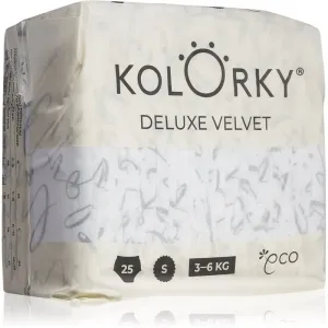 Kolorky Deluxe Velvet Love Live Laugh couches ÉCO à usage unique taille S 3-6 Kg 25 pcs