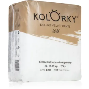 Kolorky Deluxe Velvet Pants Wild couches-culottes à usage unique taille XL 12-16 Kg 17 pcs