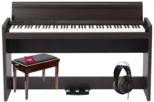 Korg LP-380 RW SET Palissandre Piano numérique