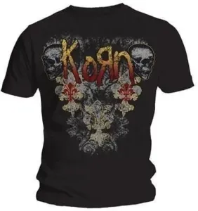 Korn T-shirt Skulldelis L Noir