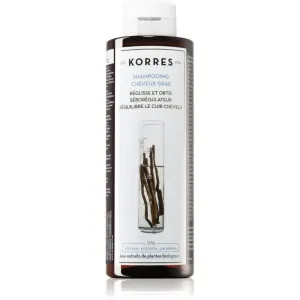 Korres Liquorice and Urtica shampoing pour cheveux gras 250 ml