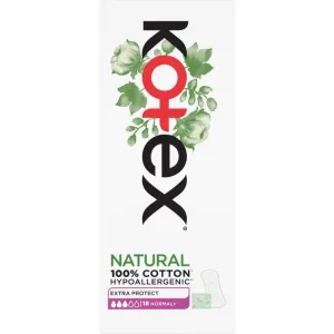 Kotex Natural Normal+ protège-slips 18 pcs