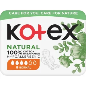 Kotex Natural Normal serviettes hygiéniques 8 pcs