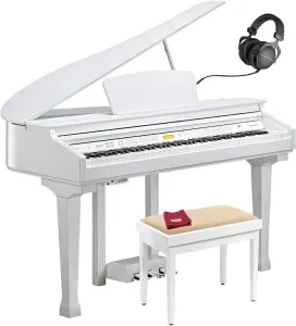 Kurzweil KAG100 White Polish SET Polished White Piano grand à queue numérique