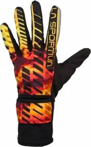 La Sportiva Winter Running Gloves Evo M Black/Yellow S Gants de course
