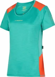 La Sportiva Compass T-Shirt W Lagoon/Cherry Tomato S T-shirt outdoor