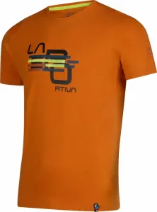 La Sportiva Stripe Cube T-Shirt M Hawaiian Sun M T-shirt