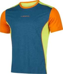La Sportiva Tracer T-Shirt M Storm Blue/Lime Punch M T-shirt