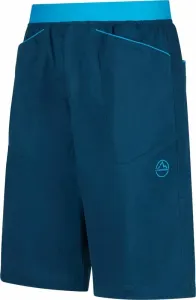 La Sportiva Flatanger Short M Storm Blue/Maui L Shorts outdoor