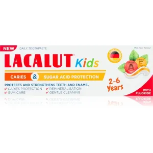 Lacalut Kids Caries and Sugar Acid Protection dentifrice pour enfants 2-6y 55 ml