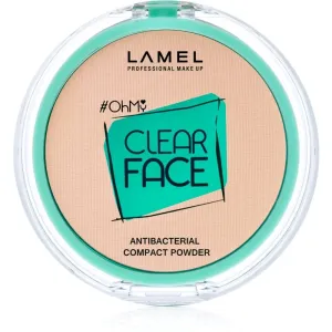LAMEL OhMy Clear Face poudre compacte au composant antibactérien teinte 401 Light Natural 6 g