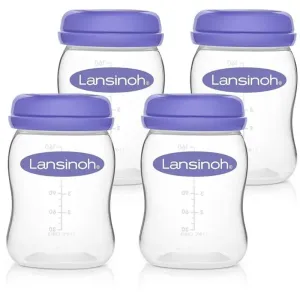 Lansinoh Breastmilk Storage Bottles contenants alimentaires 4x160 ml