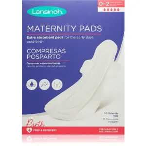 Lansinoh Maternity Pads 0-2 weeks serviettes hygiéniques de maternité 10 pcs